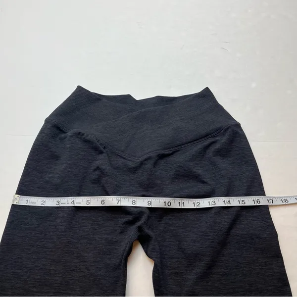 BuffBunny Snatched Seamless‎ Legging Charcoal Gray Grey Black Crossover Size XL - Image 7