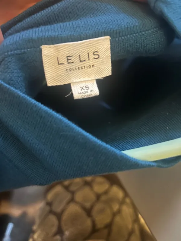Le Lis midi blue sweater Dress - Image 3