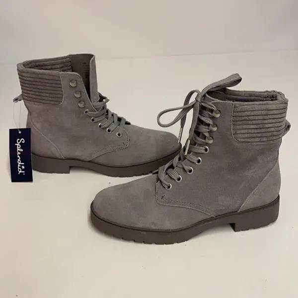 Splendid Gray suede‎ Sadie Boot size 6.5 A2 - Image 5