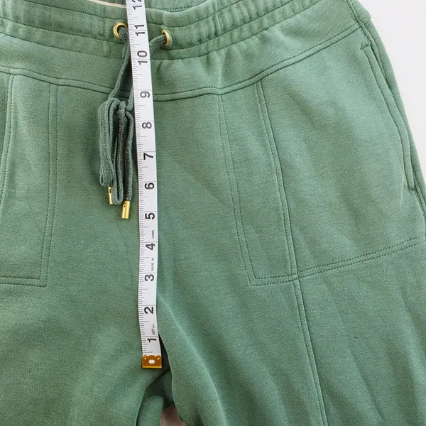 Saturday Sunday Anthropologie Sage Green Snap Button Hem Joggers Size Medium - Image 7