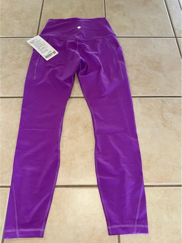Lululemon Align With Pockets High-Rise 25” Moonlit Magenta Size 6 NWT - Image 2