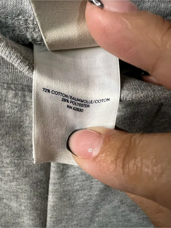 Lands’ End Serious Sweats Gray Straight Leg Cozy Lounge Sweatpants - Image 5