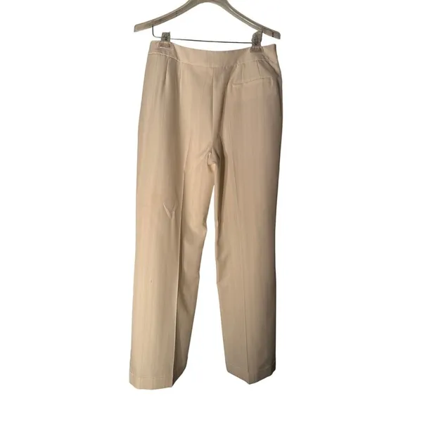 Y2K Cato 2pc Cream Pink Gray Striped Suit.‎ Jacket and Pants Women's Size 14 - Image 7