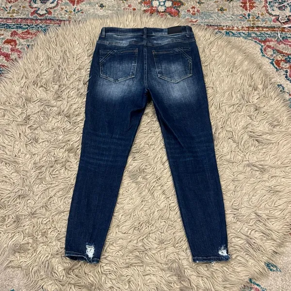 Buckle black ankle skinny jeans size 28 - Image 5