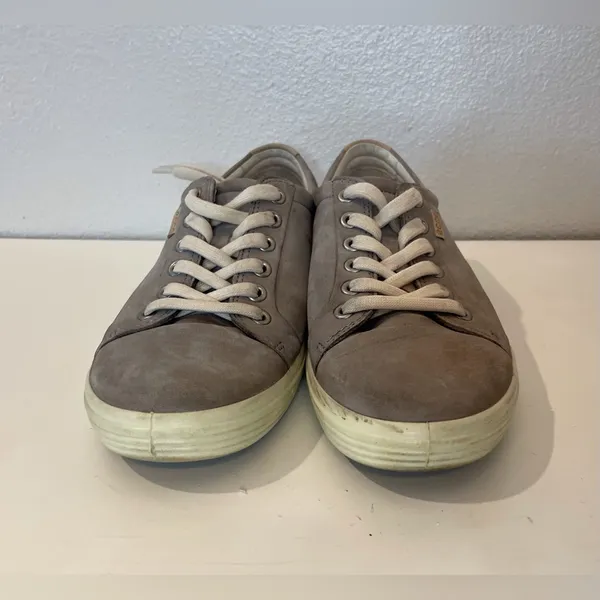 Ecco Women's Soft 7 Nubuck Tan‎ Sneakers Size 7 - Image 8