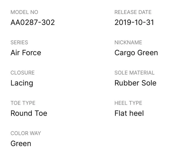 Nike Air Force One Cargo - Image 7