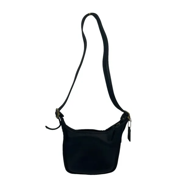 Coach Legacy Crossbody Bag Black Leather Vintage Janice‎ Ricardi-Desantos 9950 - Image 2