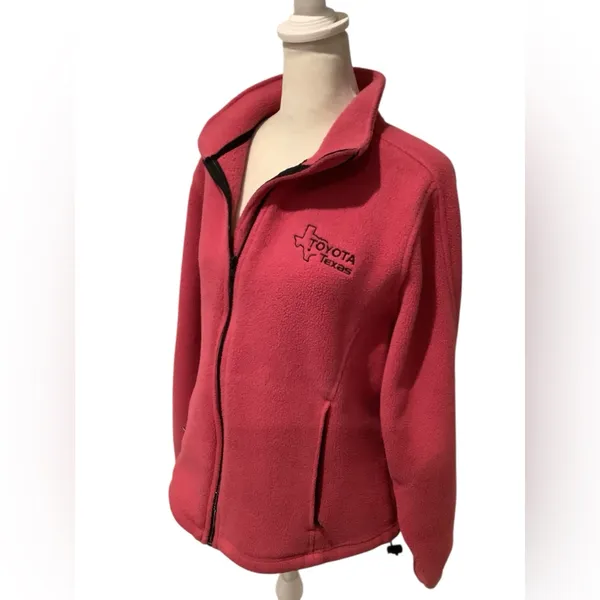 Women’s RARE Toyota Texas Tundra Manufacturing Plant Fleece Jacket RARE - Image 2
