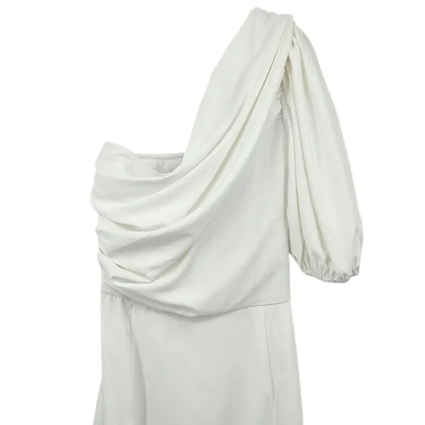 Amanda Uprichard Bexley Maxi Dress One Shoulder Long Evening‎ Gown Sz M - Image 11