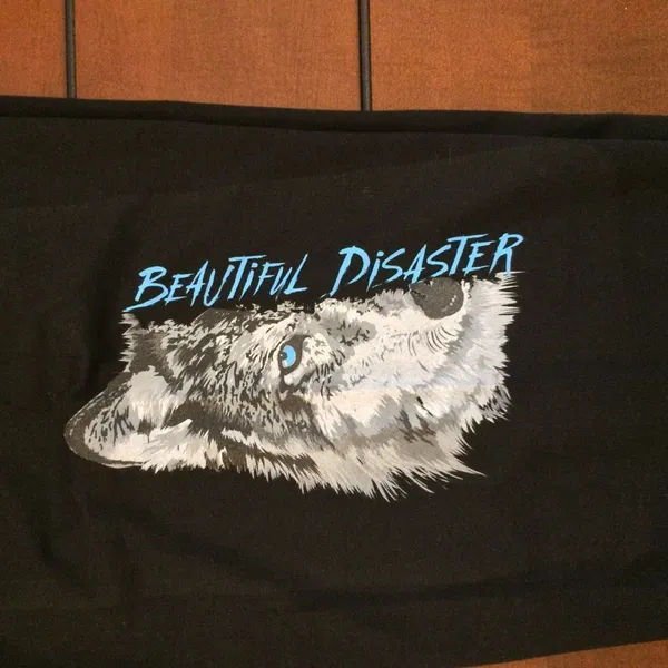 Beautiful disaster wolves black sweat pants 2xl - Image 4