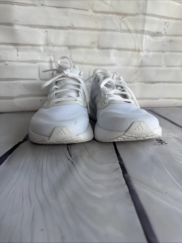 adidas Ortholite White Mesh Lace-Up Sneakers - Image 2
