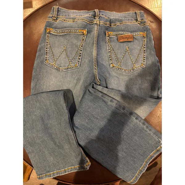 Wrangler Blue Denim Jeans - Image 3