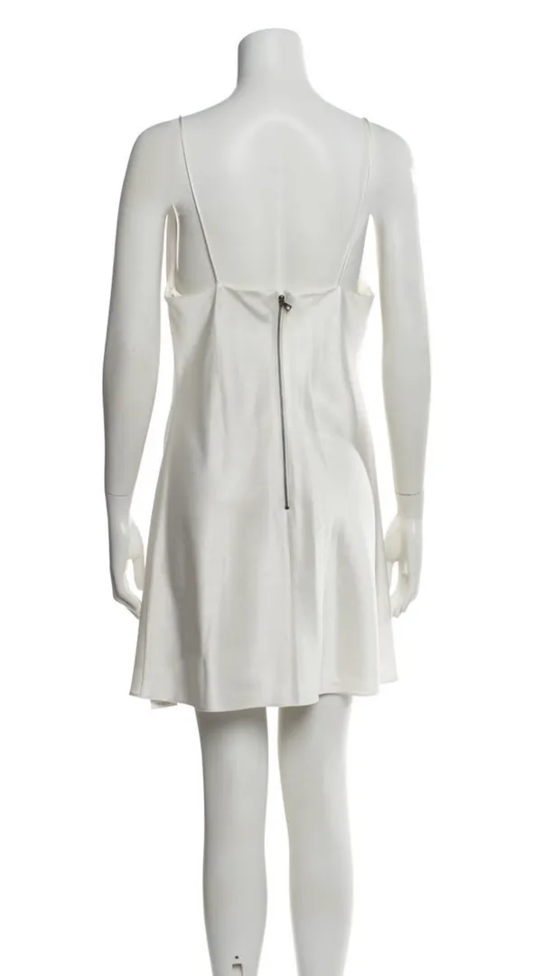 Alice + Olivia Mini Dress White - Image 3
