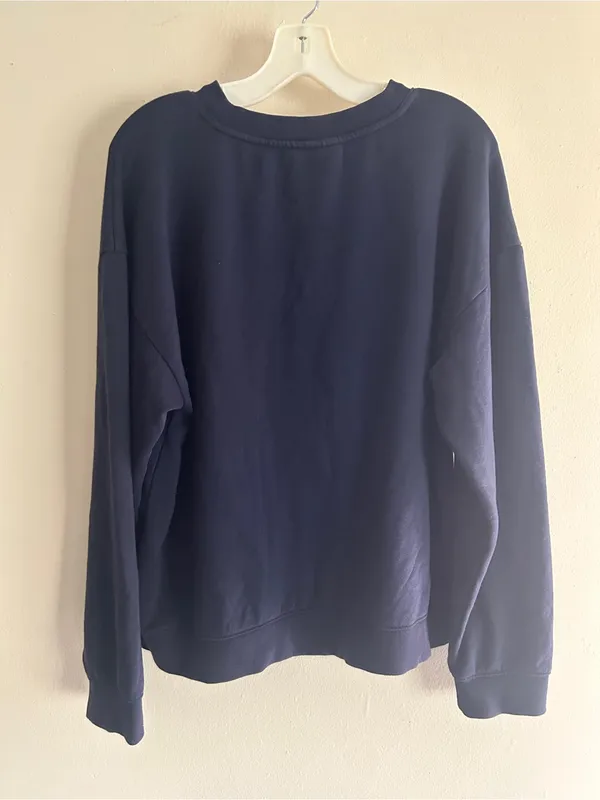 Universal Threads Women’s Western Navy Blue Sweatshirt NWT Large - Image 4