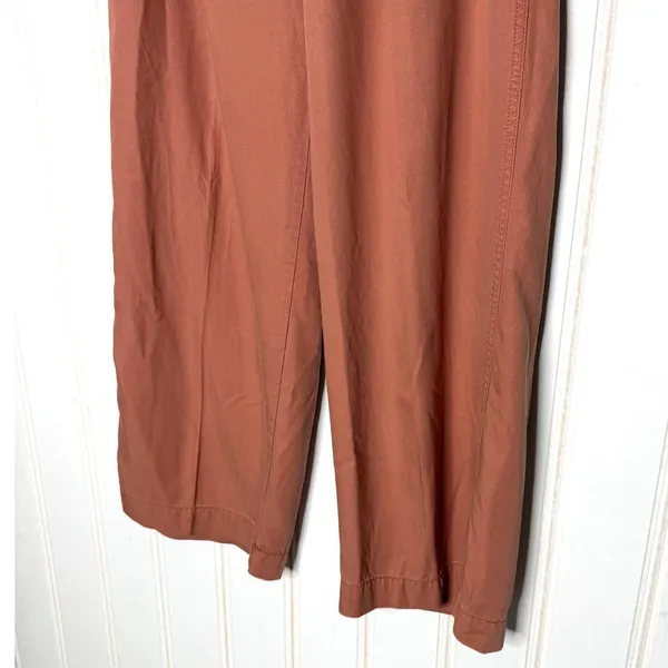 Madewell Neale Straight-Leg Pant Drapeweave Dried Rose High Rise Sz 6 859 - Image 9