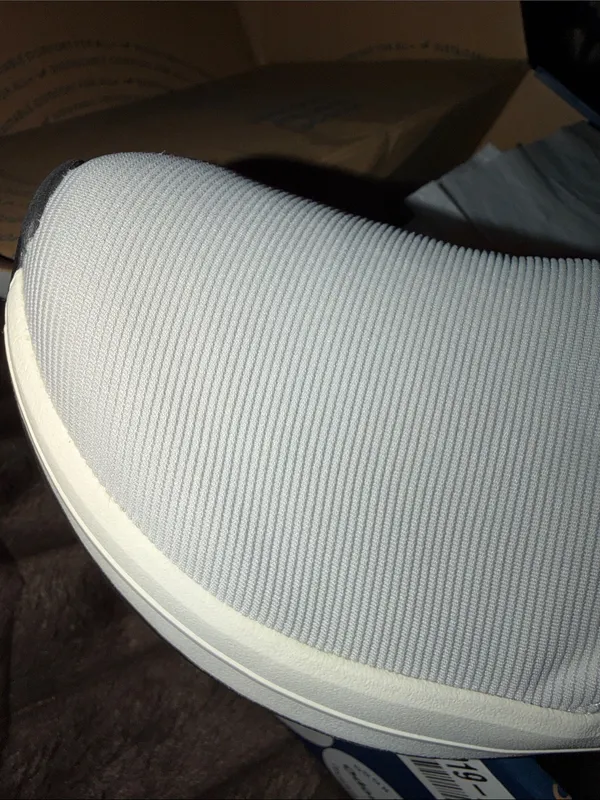 Dr. Scholl's Women's Light Gray Slip-On Knit Walking Sneaker‎ wannabe zip - Image 7