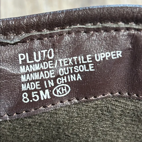 BKE/Buckle “Pluto” Bronze Ankle Boots with Patterned Fabric Size 8.5 - Image 10
