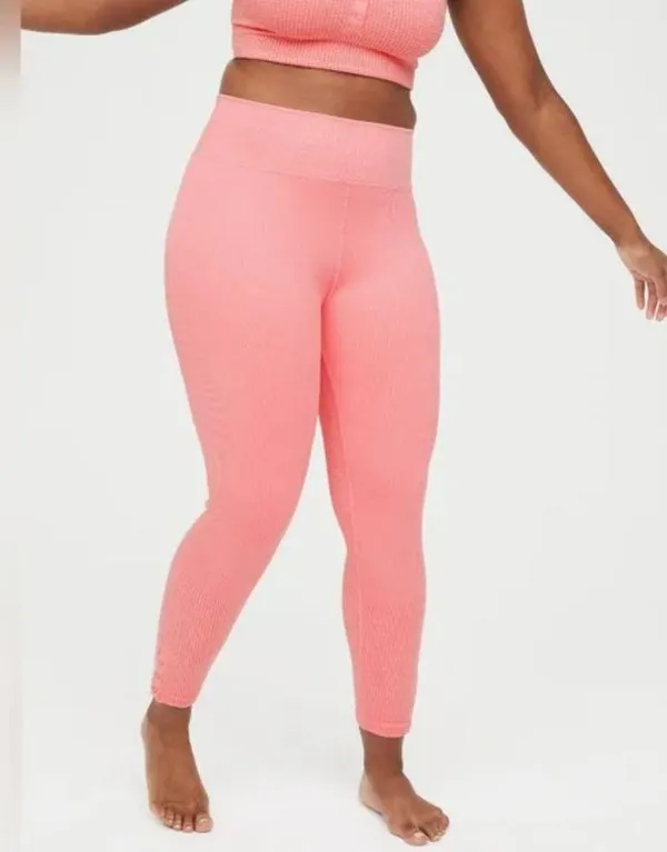 Offline by Aerie Main Squeeze Seamless Waffle Leggings High-Waisted - Image 6