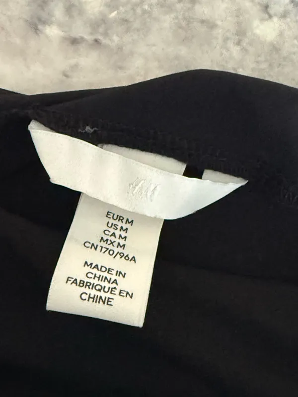 Black Scrunch Top H&M - Image 2