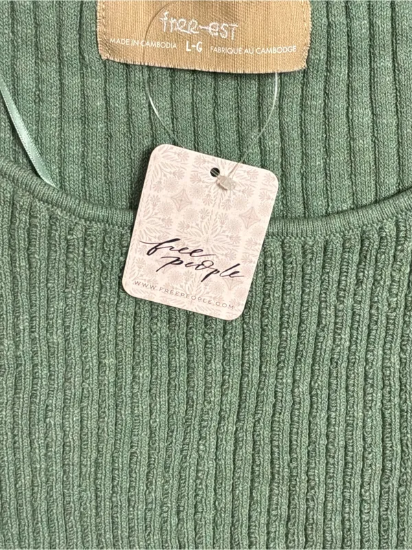 NWT Free People Lizzie Side-Tie Sleeveless Sweater Size L - Image 5