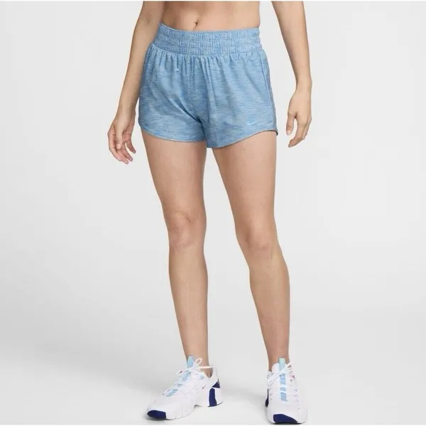 Nike Women's‎ One Dri-FIT Mid-Rise 3" Brief-Lined Shorts Med - Image 2