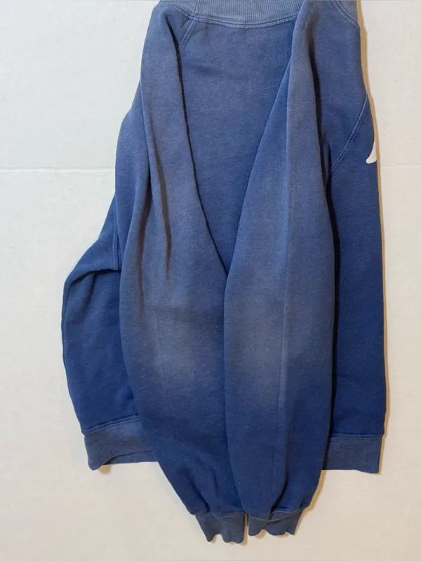 Wildfox Always Hungry Baggy Beach Jumper S Blue Graphic Y2K Sweatshirt Oversized - Image 11