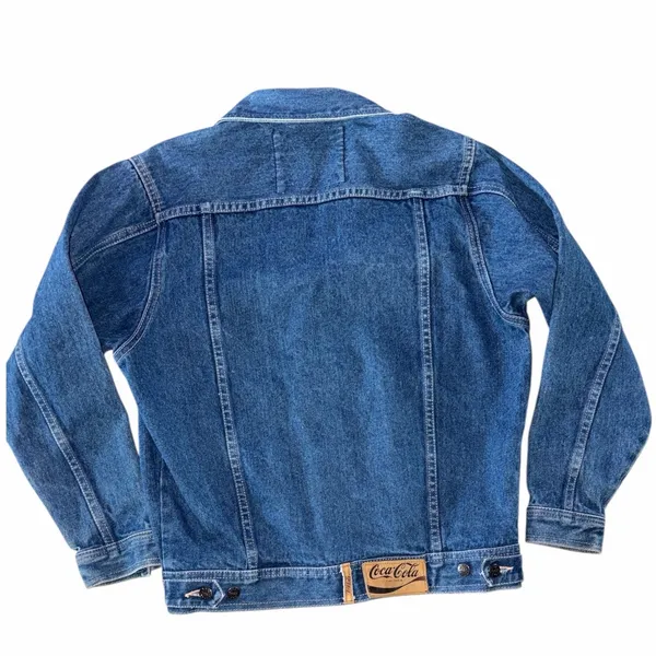 Coca Cola Vintage Trucker Denim Jean Jacket size Medium - Image 3