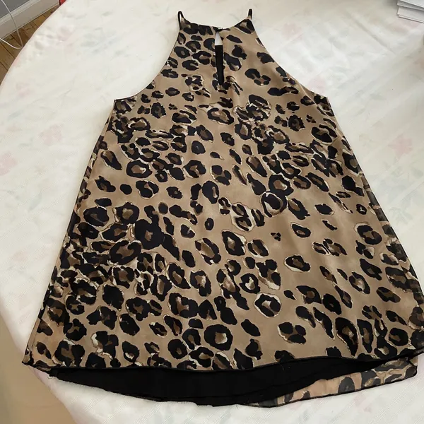 MOD Tyche spaghetti strap‎ animal print shirt Size Small S - Image 3