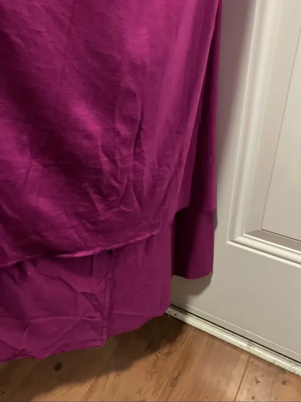 Women’s Off-Shoulder Ruffle Maxi Dress - Magenta Large - Image 9