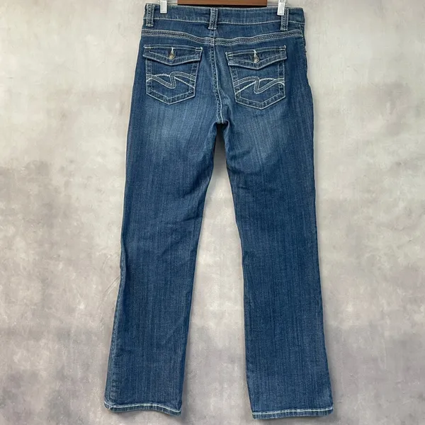 Lee‎ Slender Secret Lower Waist Jeans Women 12 Stretch Western Urban Cowgirl - Image 14