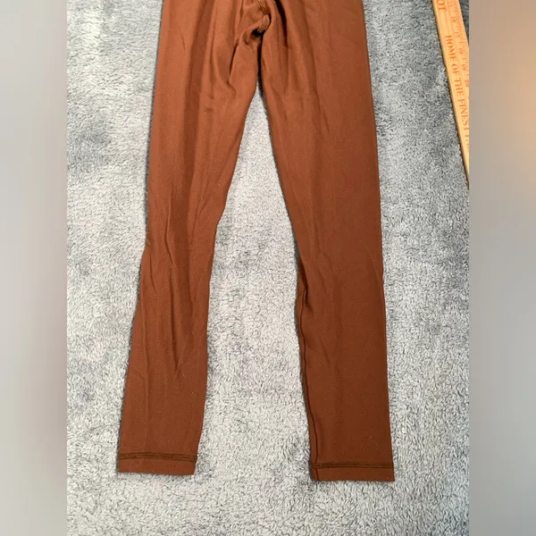 Aerie Brown waffle knit real me 7/8 High-rise Leggings small - Image 12