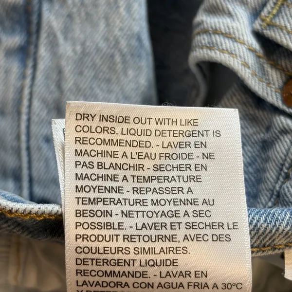Levi's Premium Womens 25x27 Wedgie Jeans‎ High Rise Button Fly Light Wash Ankle - Image 13
