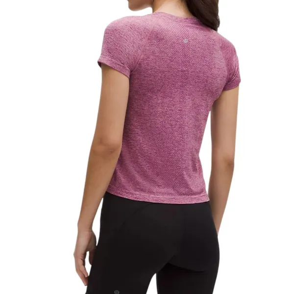 Lululemon Swiftly Tech Short-Sleeve Shirt 2.0 *Waist Length *Grape/Pink Haze - Image 3
