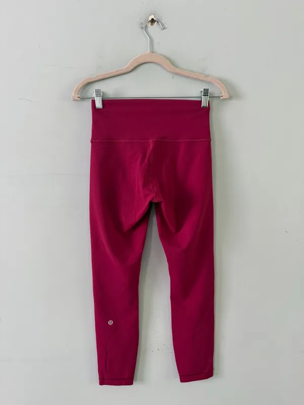 Lululemon Wunder Train High-Rise Tight 25"‎ Pomegranate W5CQDS - Image 4