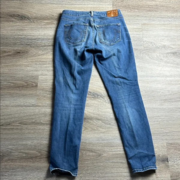 True Religion Curvy Skinny Big T Jennie Jeans Size 27 - Image 4