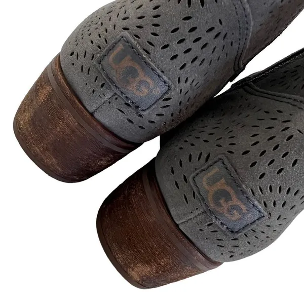 UGG Darling Seaweed Perforated Suede Boot - Image 11