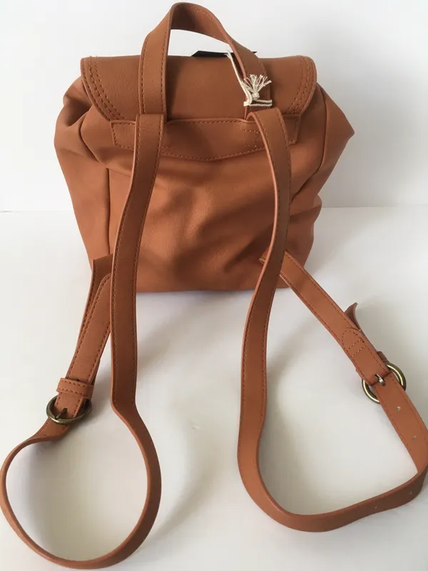 Backpack/Shoulder Bag Brown - Image 3