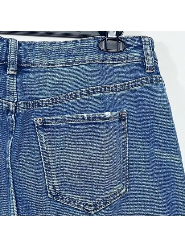 PacSun Denim Skirt Zip Size 28 - Image 6