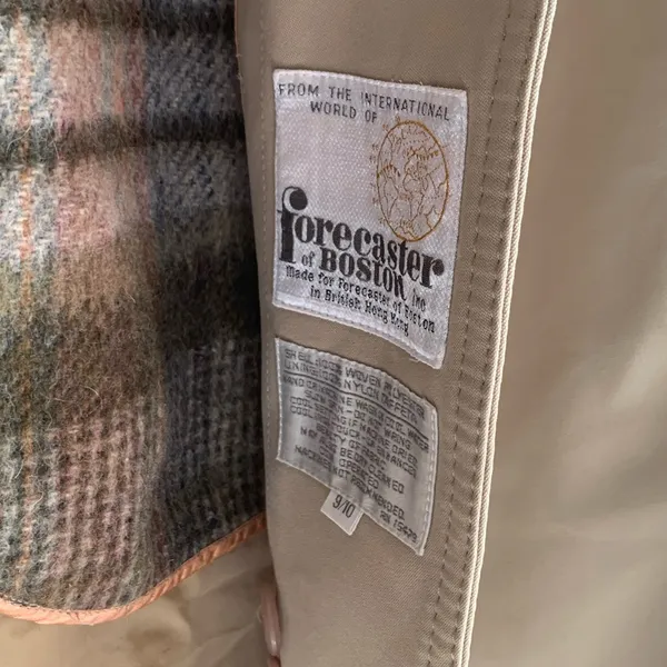 Forecaster Boston Women Size 9/10 Brown Winter Outerwear Classic Tan Trench Coat - Image 2
