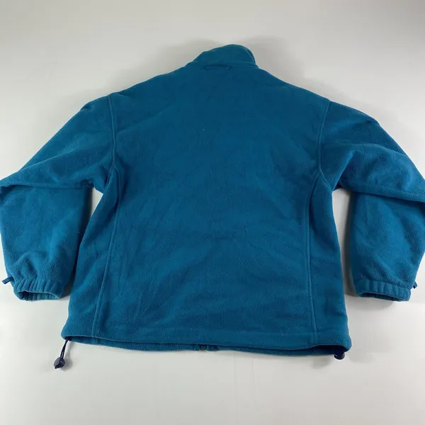 Vintage Columbia Jacket Womens Small Blue Full Zip Fleece Sweater Pocket‎ Ladies - Image 5