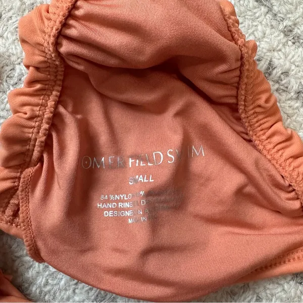 Somerfield swim Triangle Bikini Top NWOT Orange - Image 4