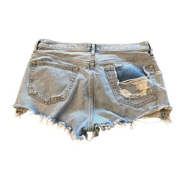 Agolde Cutoff Bitter Button Fly‎ Jean Shorts Sz 31 - Image 5