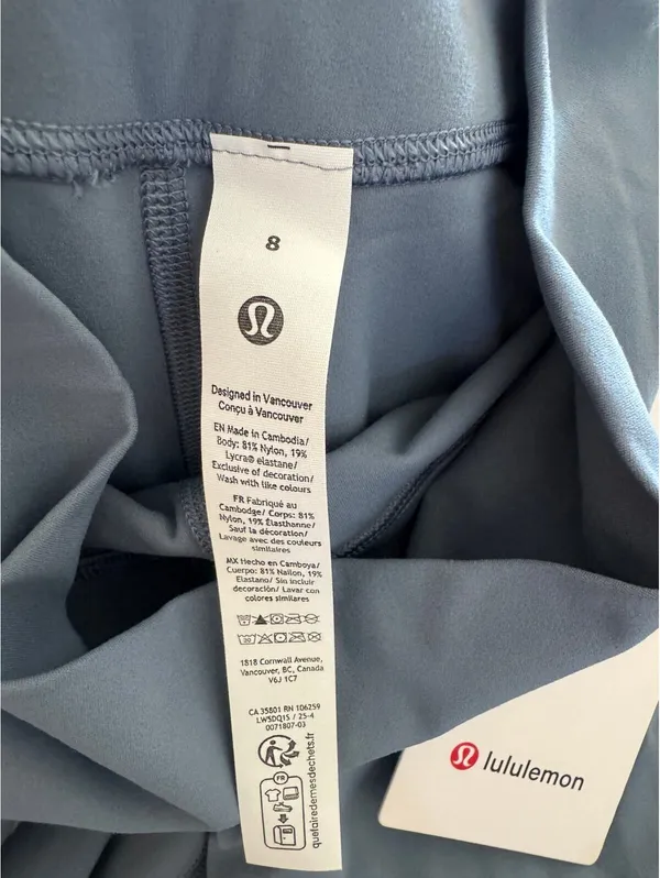 Lululemon Align With Pockets High Rise 28” Steel Blue Size 8 NWT - Image 6