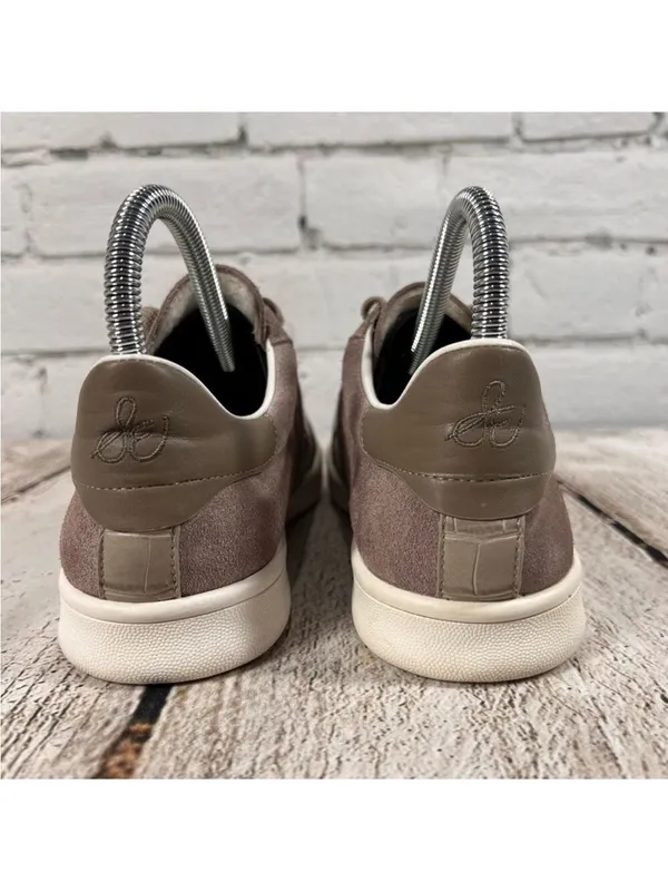 SAM EDELMAN Women's Marquette Leather Sneakers Size 6 - Image 4
