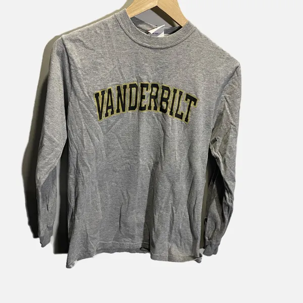 Champion Vanderbilt‎ University Long Sleeve T-Shirt Gray Womens Small Collegiate - Image 2