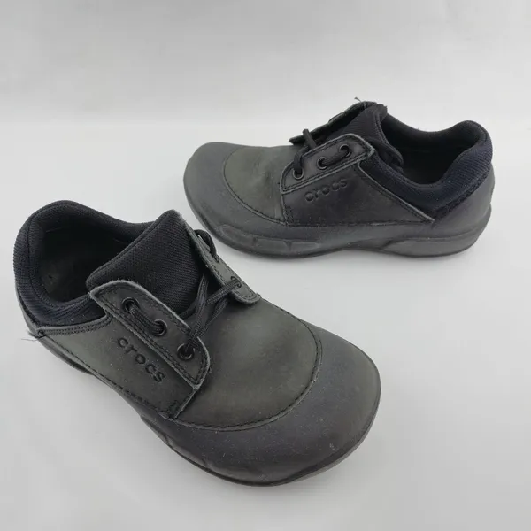 Crocs Velocity‎ Slip Resistant Shoe Womens 8 Mens 6 Black - Image 2