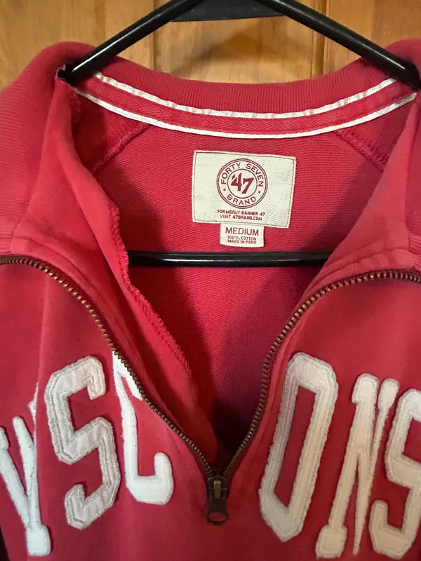 47 ’ Vintage Wisconsin Quarter Zip - Image 2