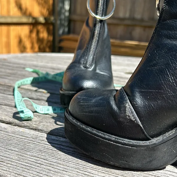Dolls Kill‎ current mood black platform boots franky size 7 - Image 10