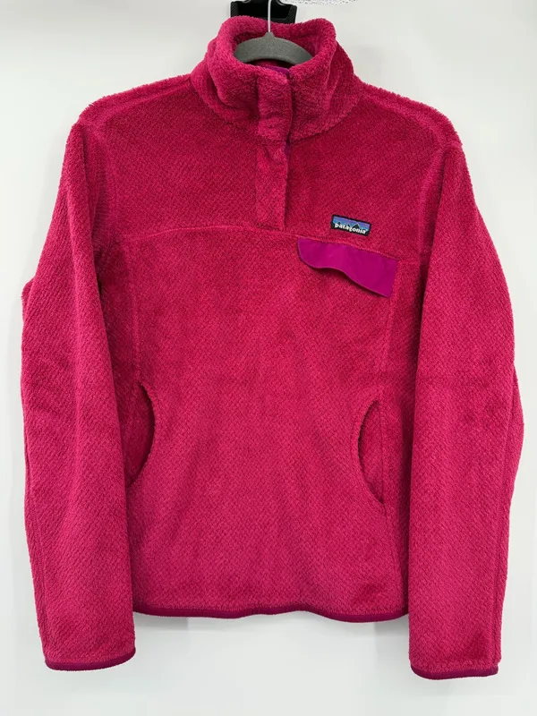 Patagonia Re-Tool Snap-T Fleece Rubellite Pink Women’s M - Image 2