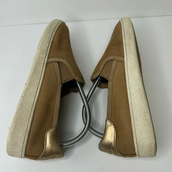 UGG Womens size 9 Cas Slip-On Chestnut Leather Suede 1019217 f27021C - Image 6